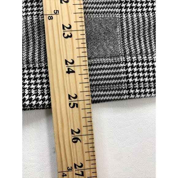 NYDJ Women's Plus 28W Crop Boot Elastic Waist Plaid Stretch Pants 50"Wx25"In NWT - Picture 8 of 11